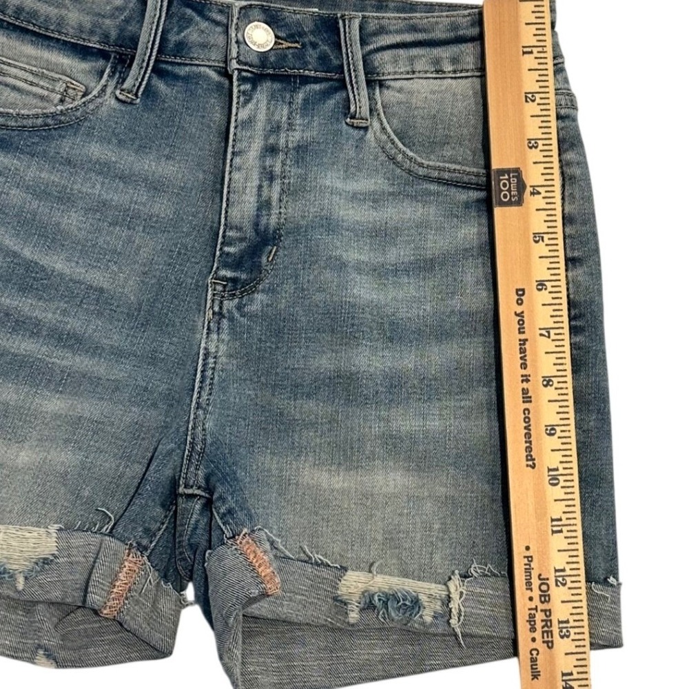 Judy Blue High Waisted Distressed Denim Shorts Womens Small Light Wash JB150184 - Picture 9 of 16